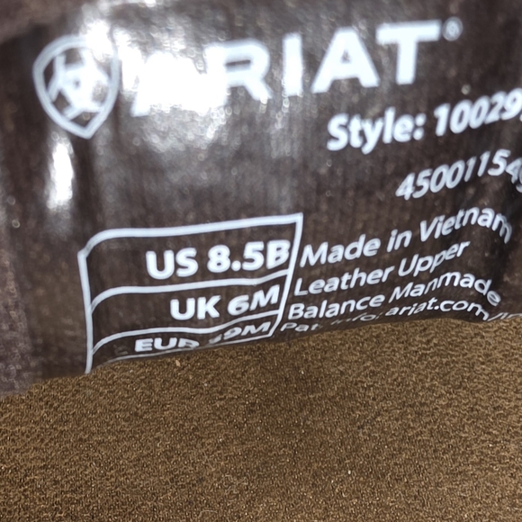 Ariat Brown Leather Loafers - Picture 4 of 5